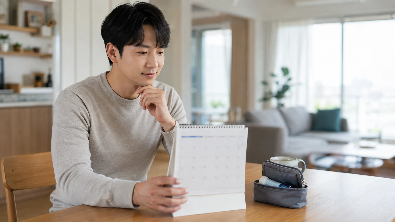 앞니 임시치아 색상 참고 사진